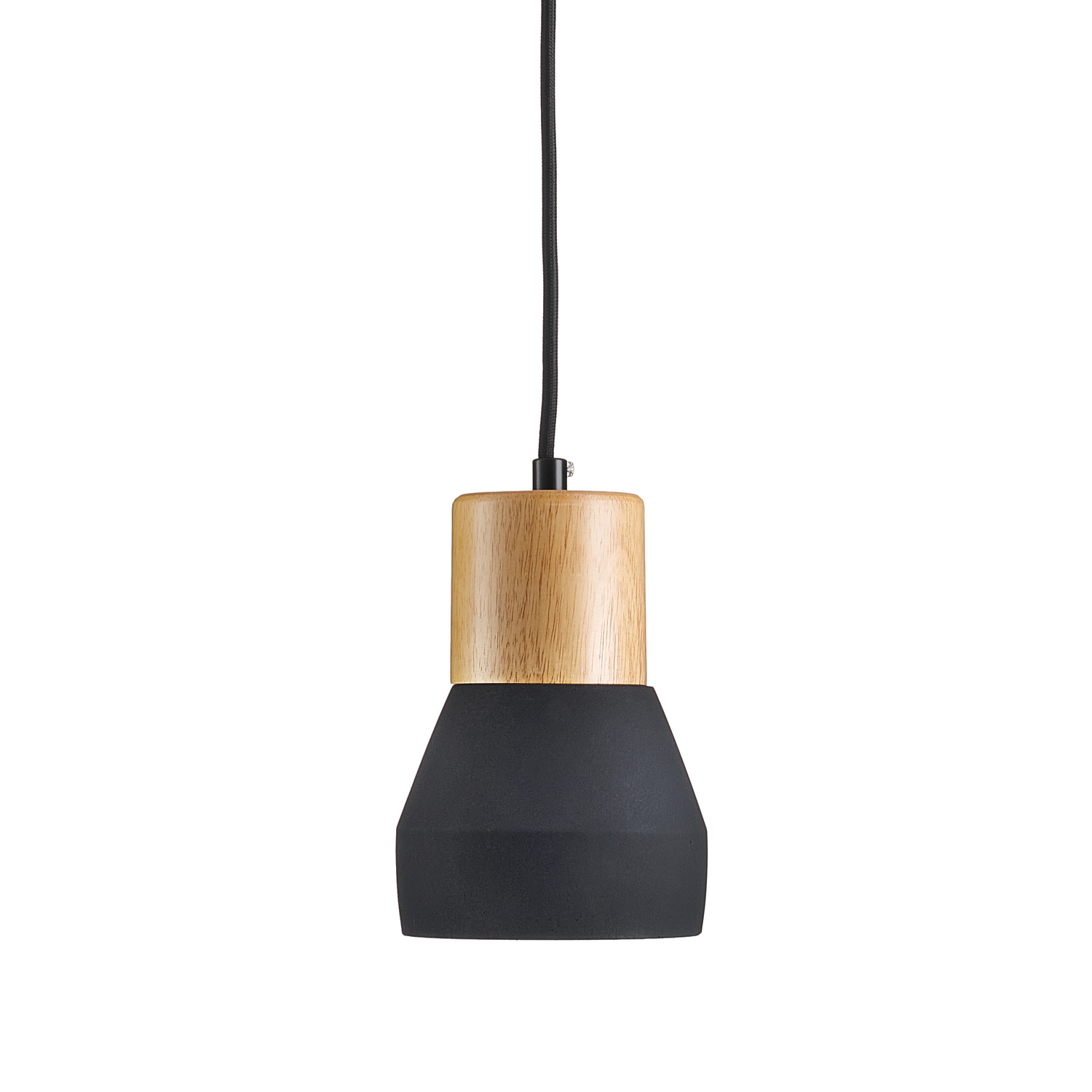 Lampa wisząca CONCRETE czarny beton 12 cm - obrazek 3