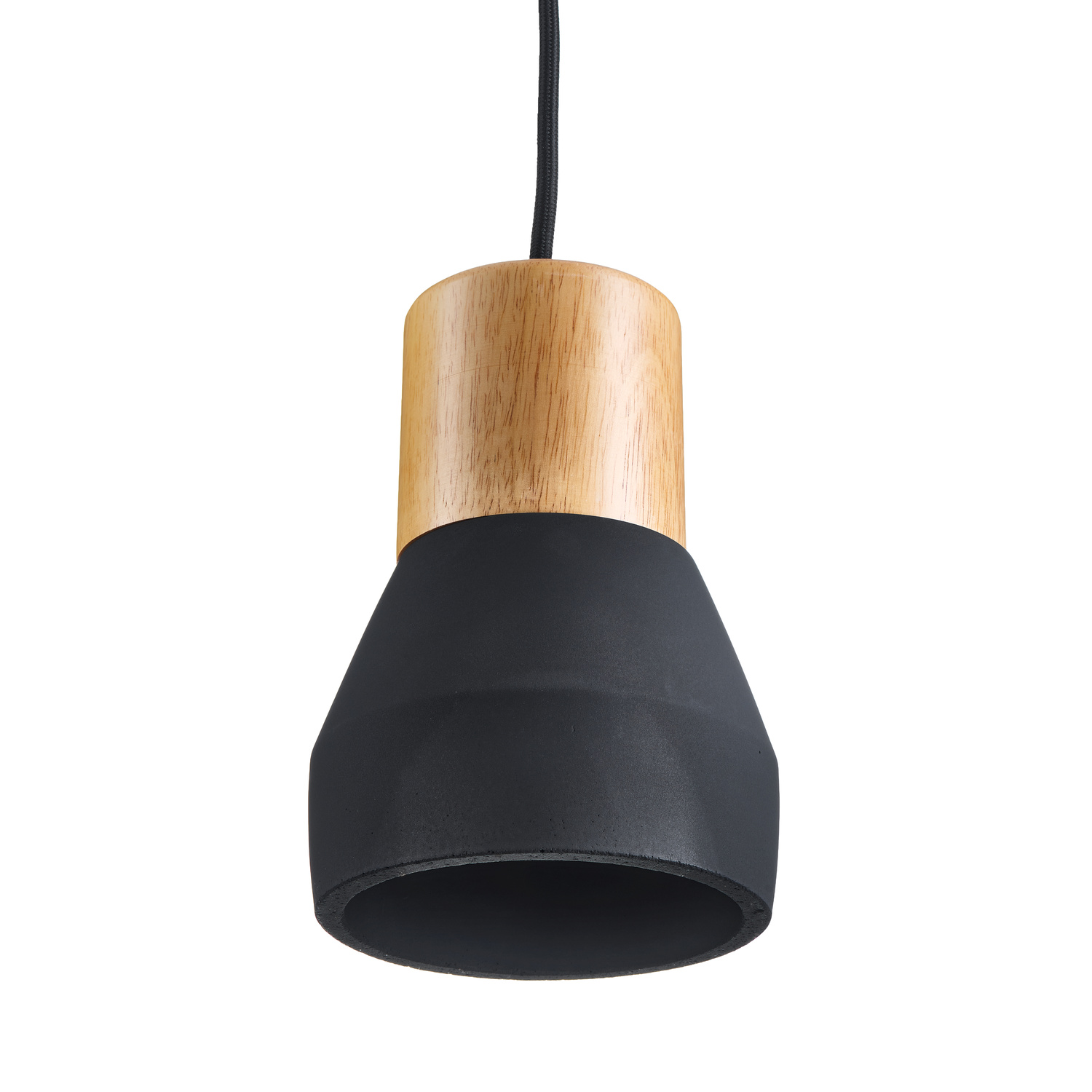 Lampa wisząca CONCRETE czarny beton 12 cm - obrazek 7