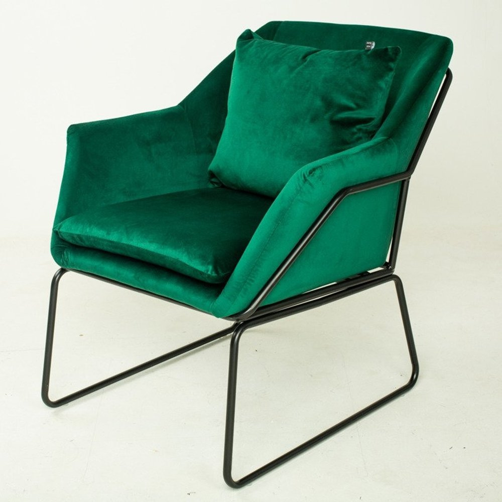 Fotel salonowy FLUENCE ciemna zieleń – nowoczesna elegancja i przytulny design - obrazek 8