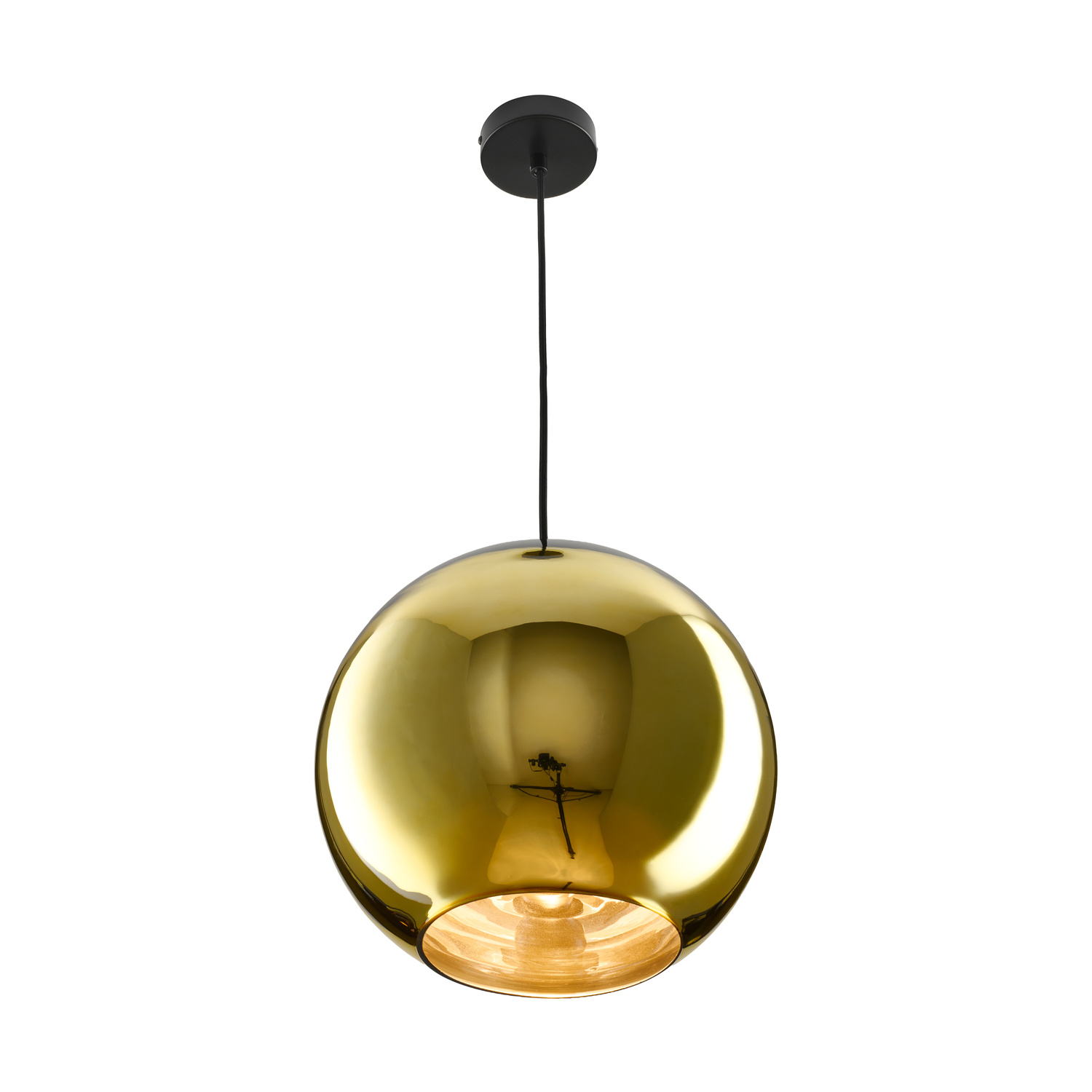 Lampa wisząca MIRROR GLOW - M złota 30 cm - obrazek 6