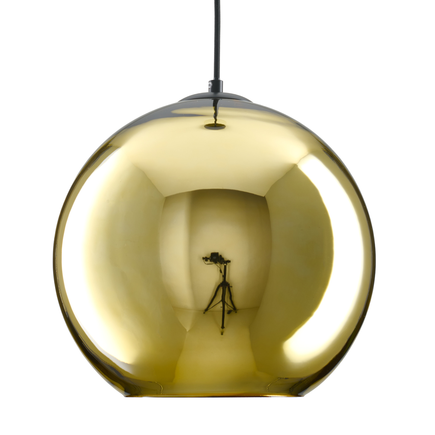 Lampa wisząca MIRROR GLOW - M złota 30 cm - obrazek 7