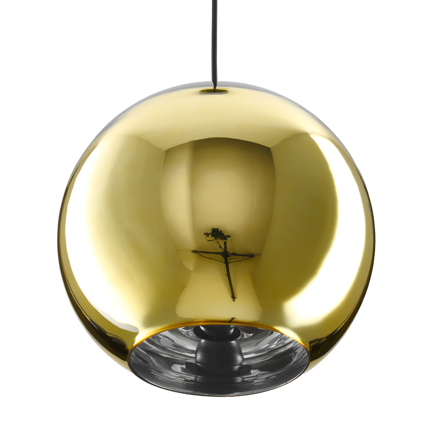 Lampa wisząca MIRROR GLOW - M złota 30 cm - obrazek 8
