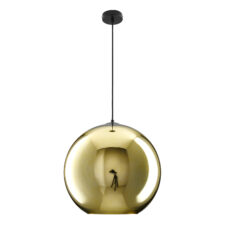 Lampa wisząca MIRROR GLOW - L złota 40 cm