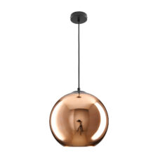 Lampa wisząca MIRROR GLOW - M miedziana 30cm