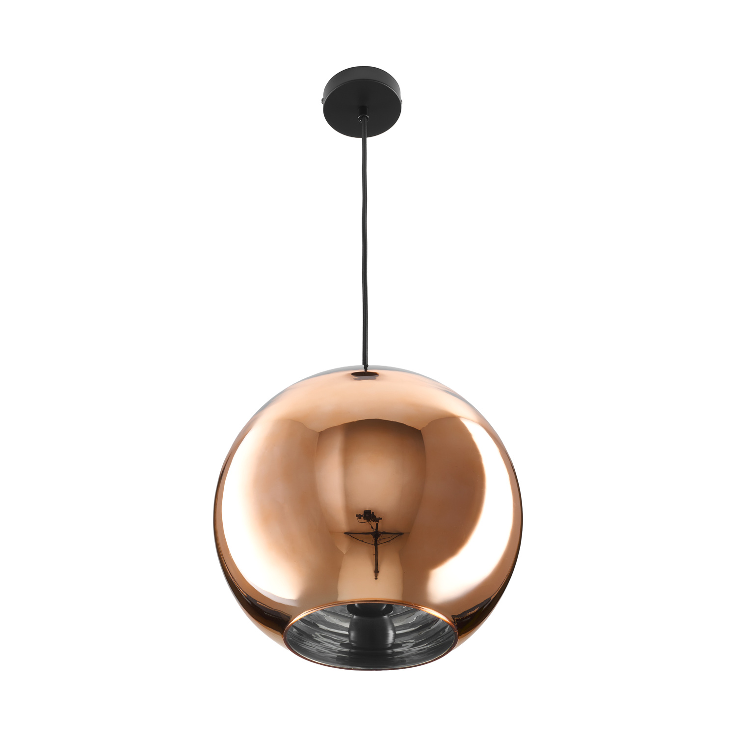 Lampa wisząca MIRROR GLOW - M miedziana 30cm - obrazek 5