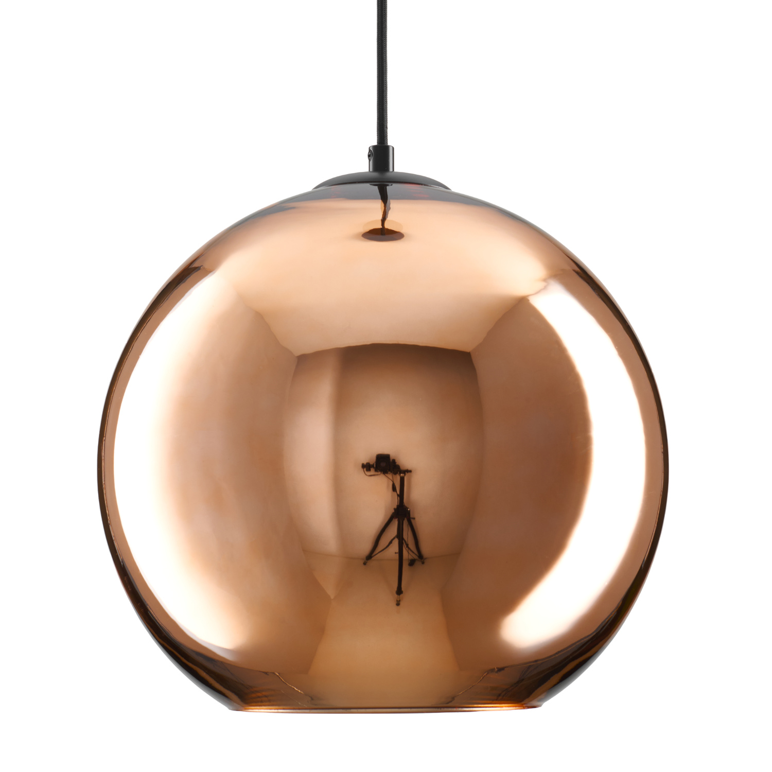 Lampa wisząca MIRROR GLOW - M miedziana 30cm - obrazek 7