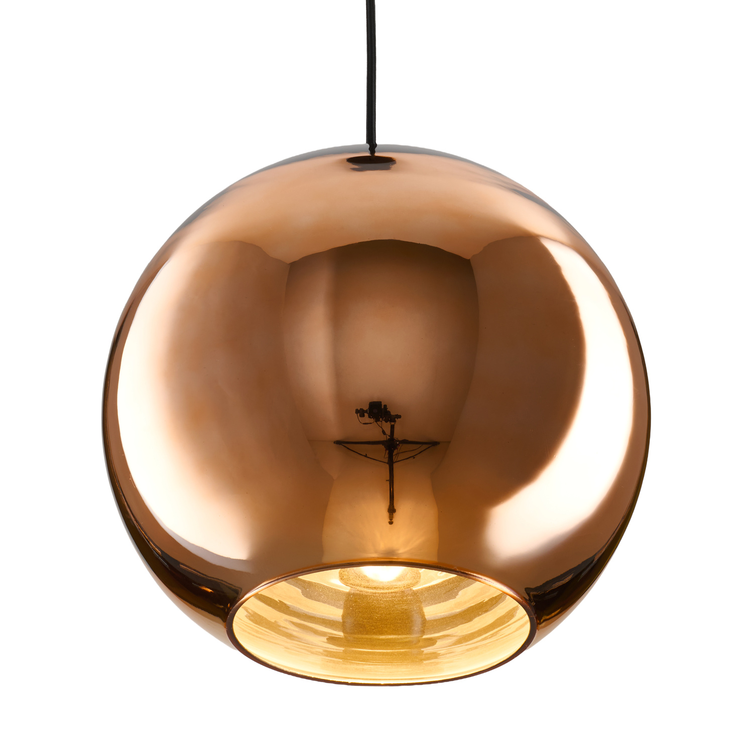 Lampa wisząca MIRROR GLOW - M miedziana 30cm - obrazek 8