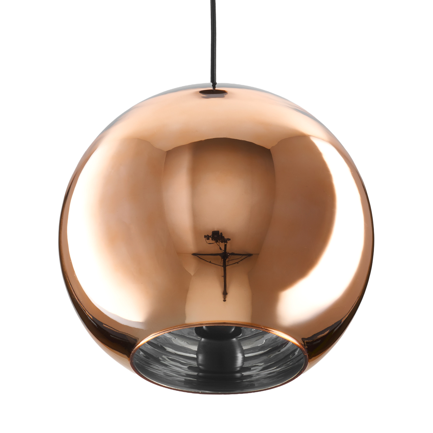 Lampa wisząca MIRROR GLOW - M miedziana 30cm - obrazek 9