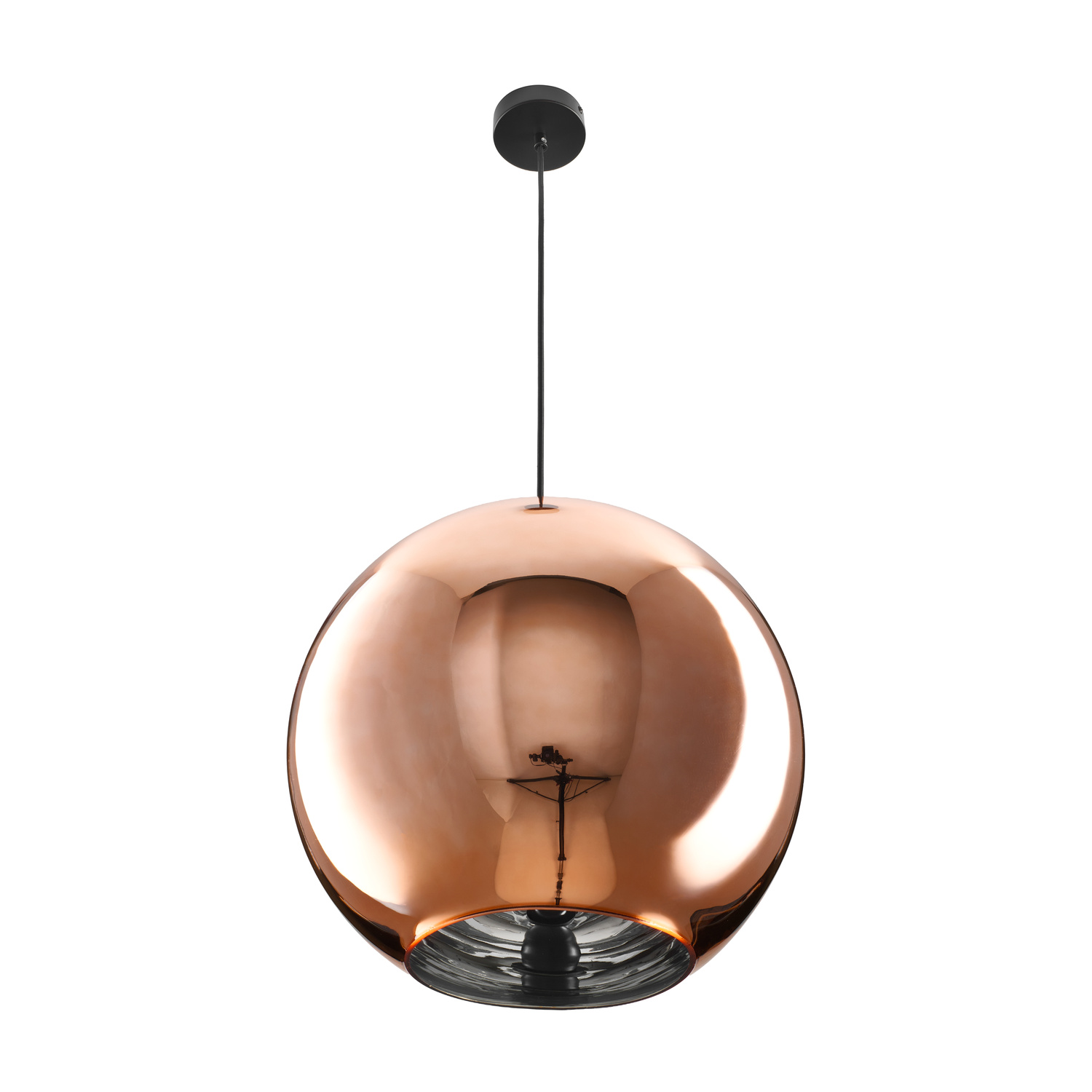 Lampa wisząca MIRROR GLOW - L miedziana 40 cm - obrazek 4