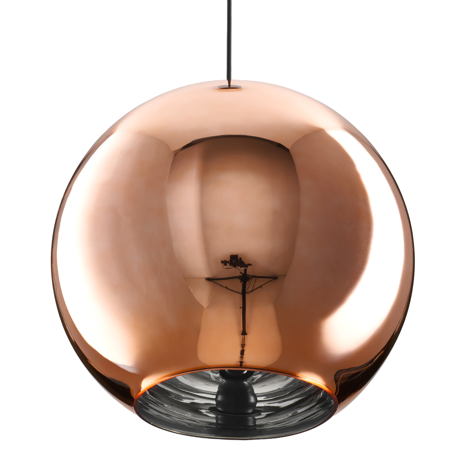 Lampa wisząca MIRROR GLOW - L miedziana 40 cm - obrazek 7