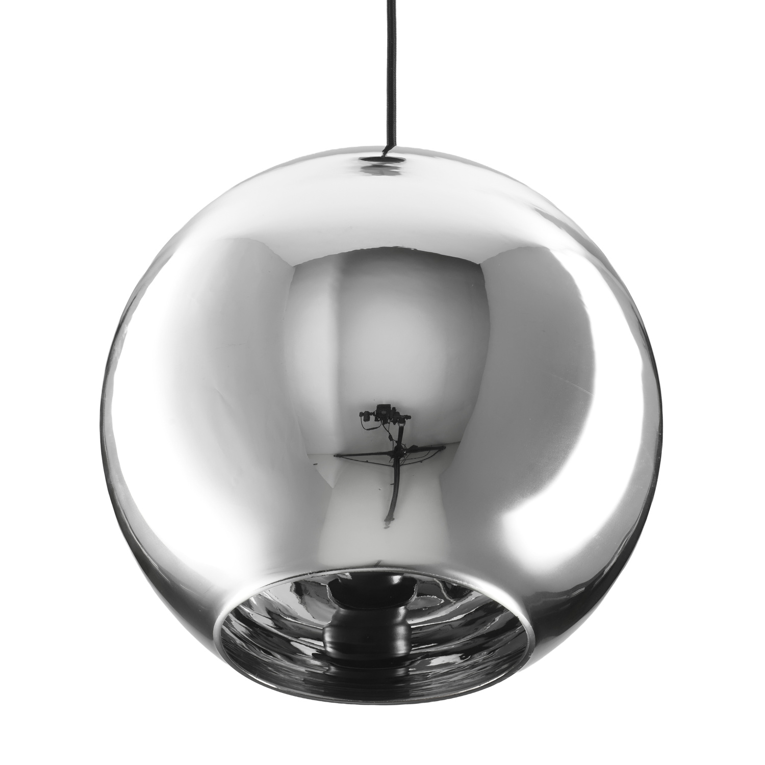 Lampa wisząca MIRROR GLOW - M chrom 30 cm - obrazek 5