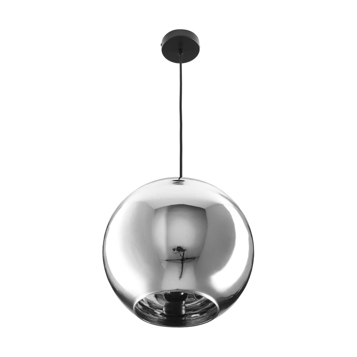 Lampa wisząca MIRROR GLOW - M chrom 30 cm - obrazek 6