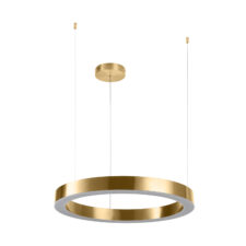 Lampa wisząca CIRCLE 60 LED mosiądz szczotkowany 60 cm