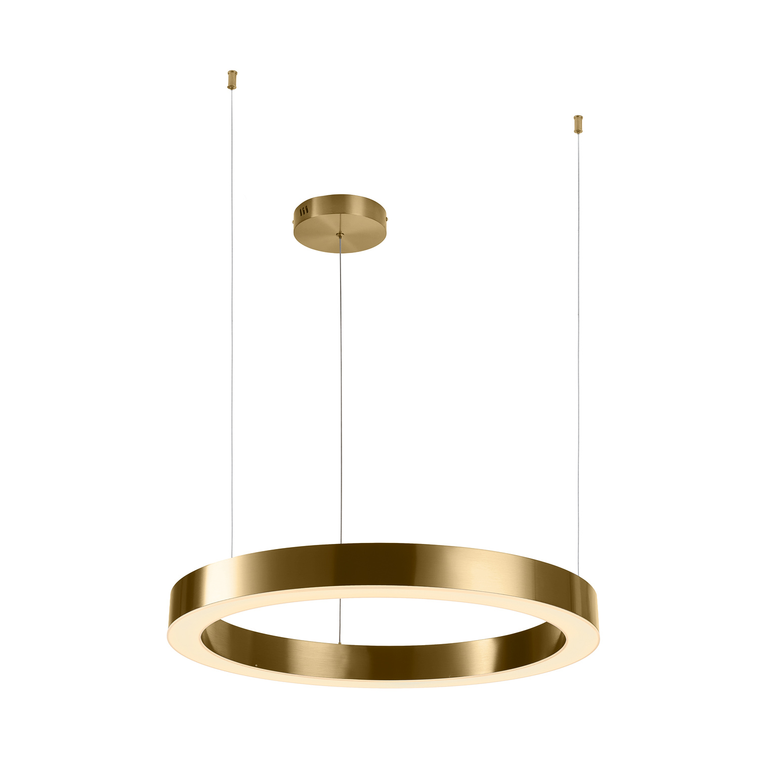 Lampa wisząca CIRCLE 60 LED mosiądz szczotkowany 60 cm - obrazek 6