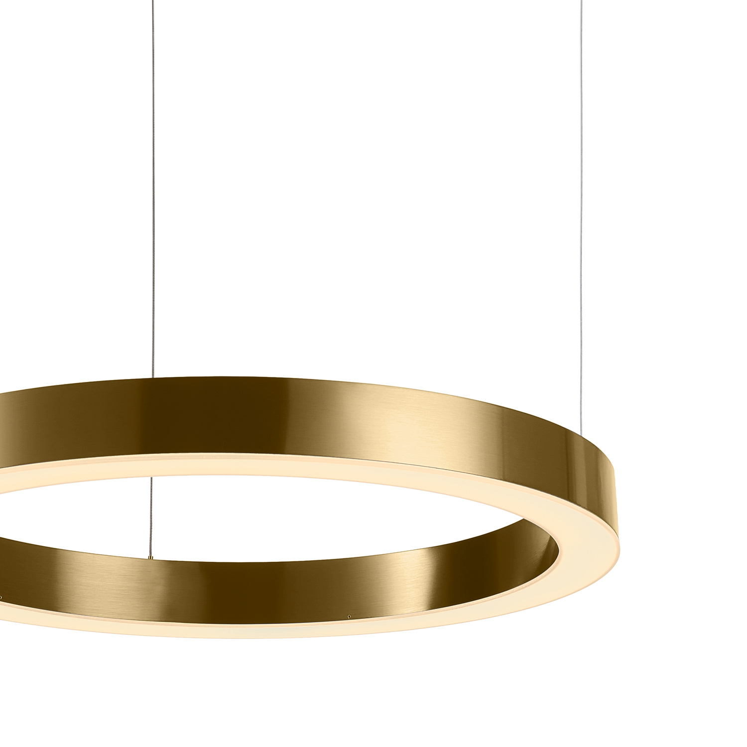 Lampa wisząca CIRCLE 60 LED mosiądz szczotkowany 60 cm - obrazek 10