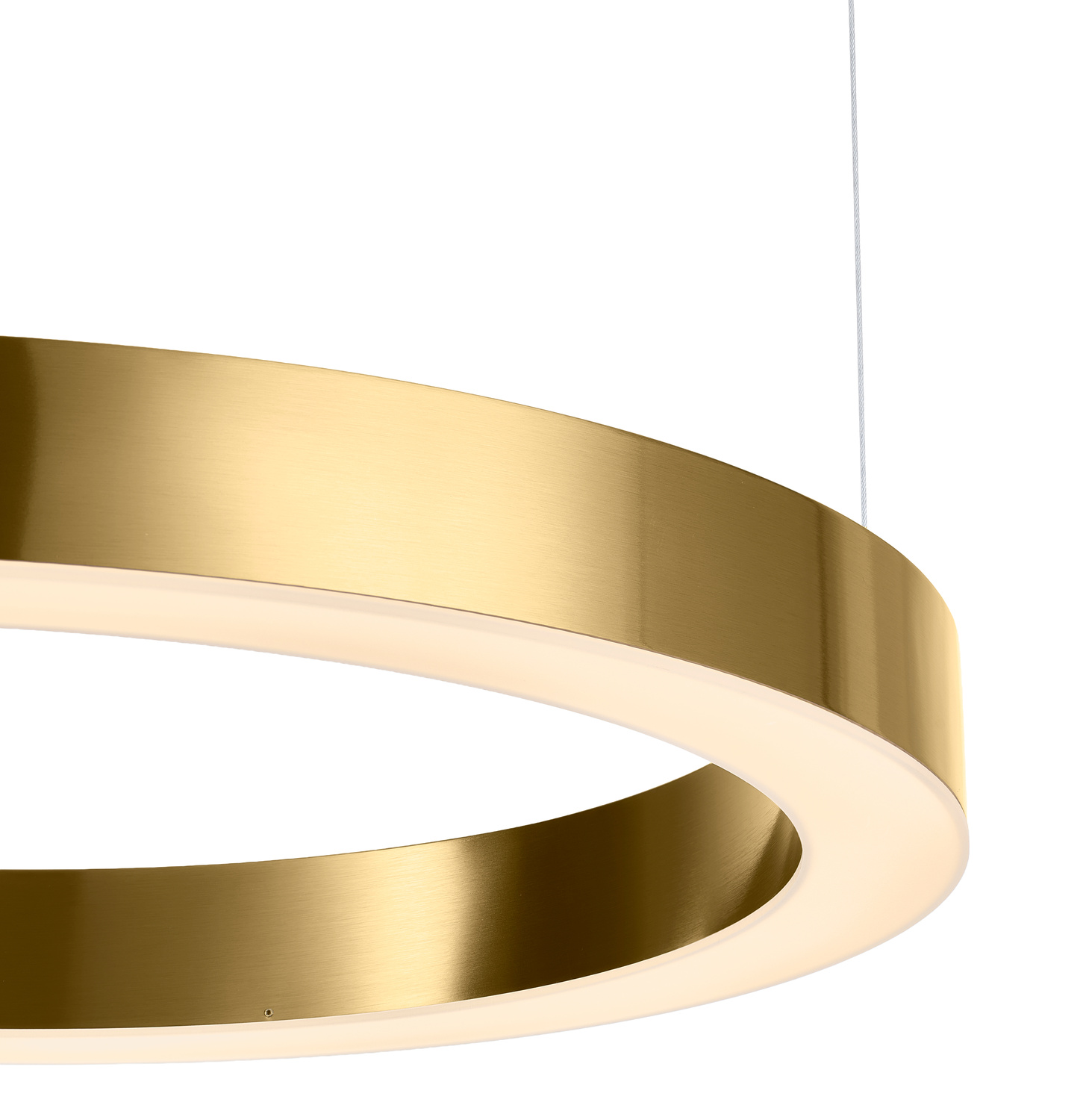 Lampa wisząca CIRCLE 60 LED mosiądz szczotkowany 60 cm - obrazek 12