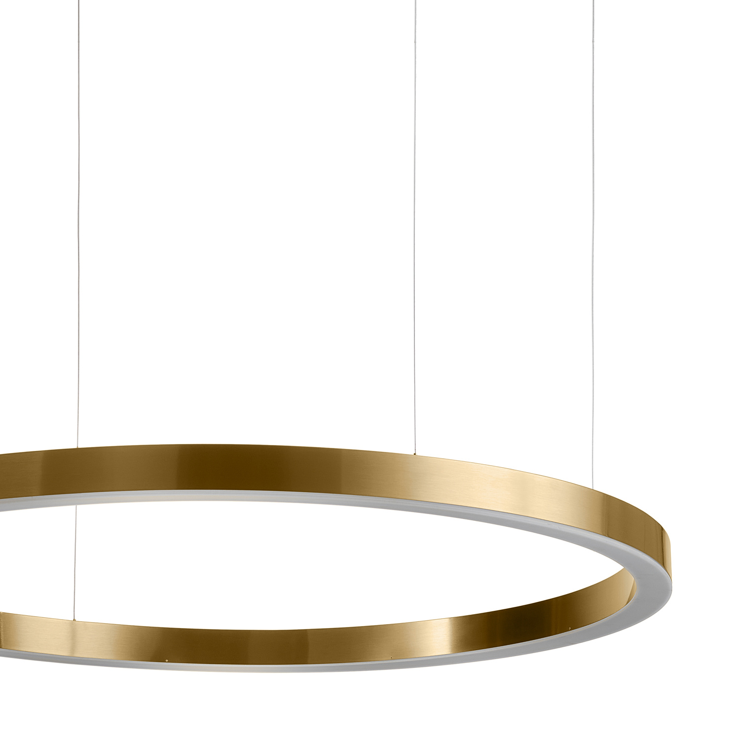 Lampa wisząca CIRCLE 120 LED mosiądz szczotkowany 120 cm - obrazek 9