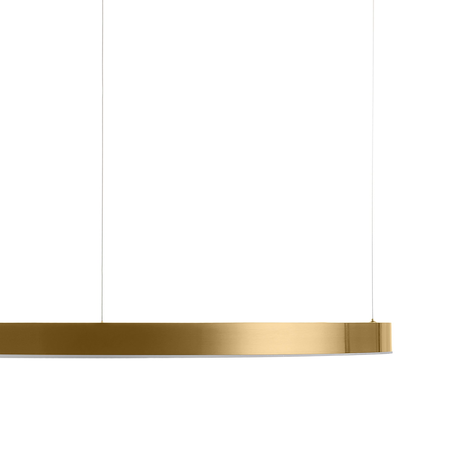 Lampa wisząca CIRCLE 100 LED mosiądz szczotkowany 100 cm - obrazek 5