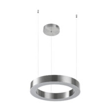 Nowoczesna lampa wisząca premium CIRCLE 40 LED nikiel szczotkowany styl loft