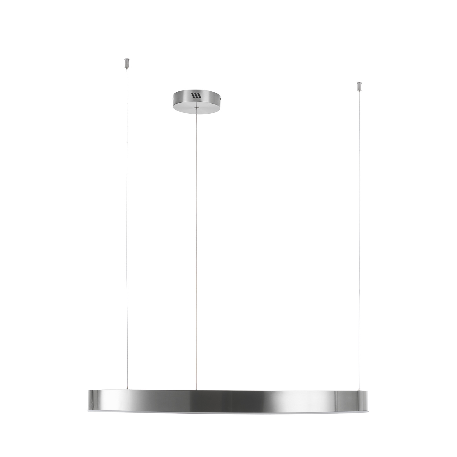 Elegancka lampa ring CIRCLE 80 LED nikiel szczotkowany do nowoczesnego wnętrza - obrazek 10
