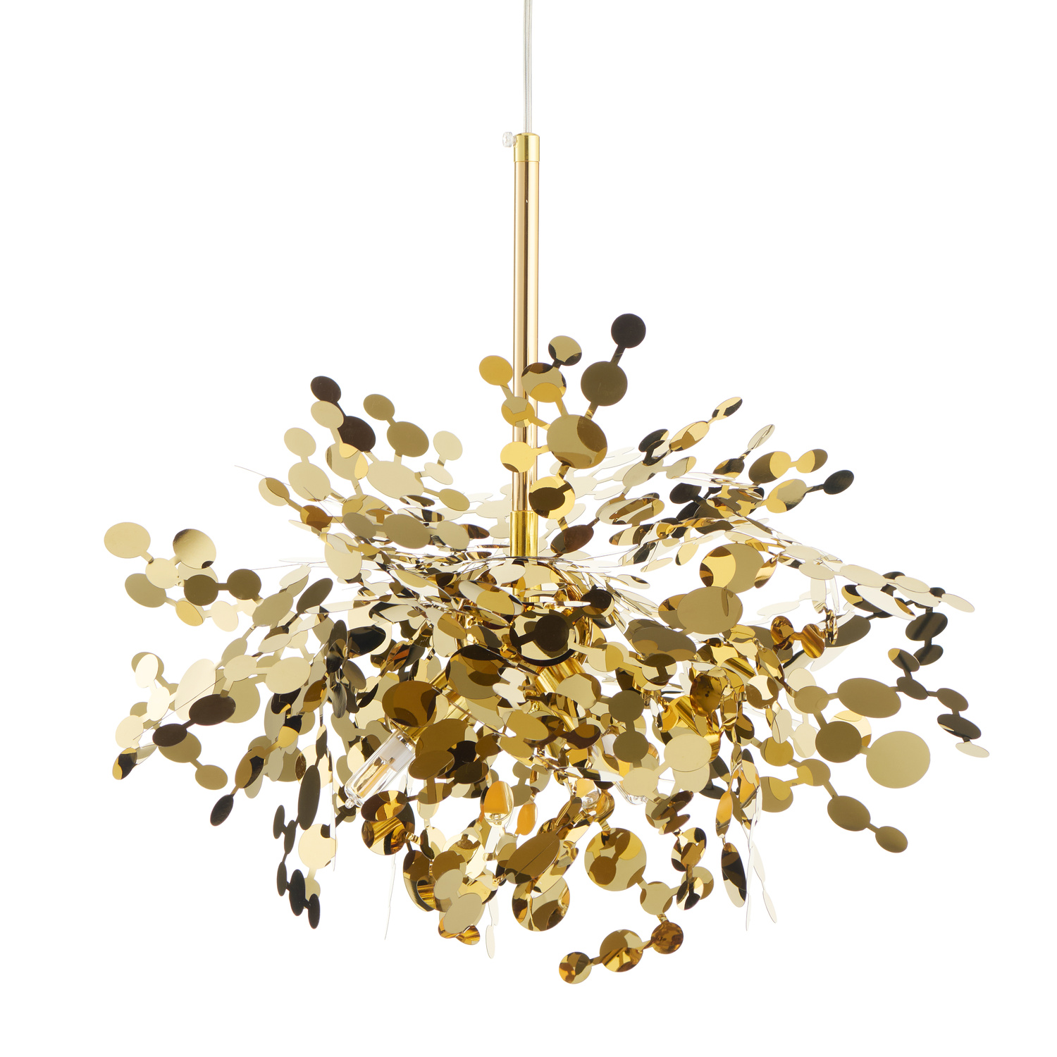 Lampa wisząca MONETTI złota 40 cm - obrazek 5