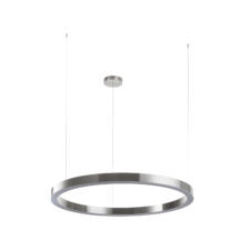 Lampa wisząca CIRCLE 100 LED nikiel szczotkowany 100 cm