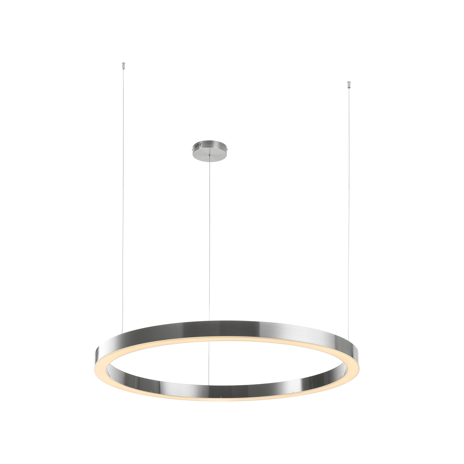 Lampa wisząca CIRCLE 100 LED nikiel szczotkowany 100 cm - obrazek 5