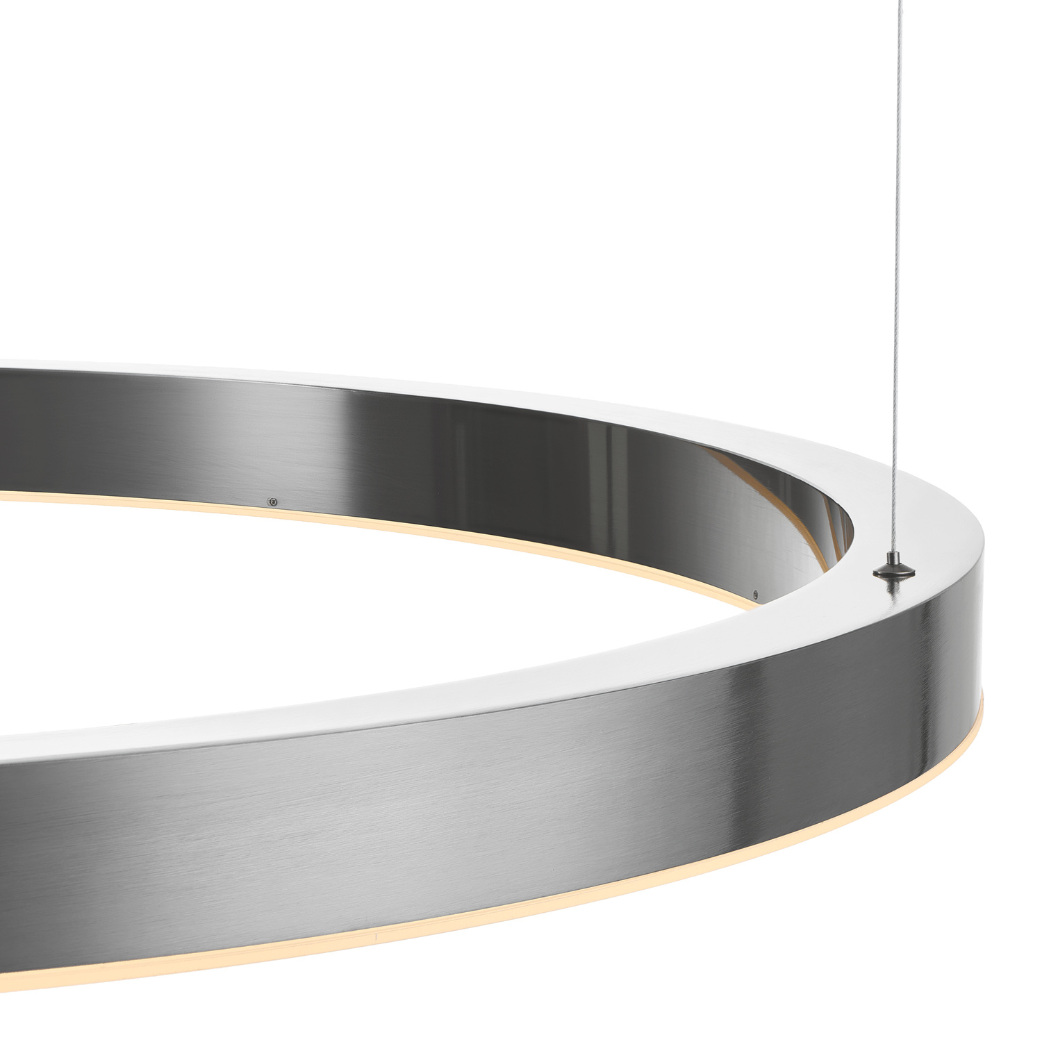 Lampa wisząca CIRCLE 100 LED nikiel szczotkowany 100 cm - obrazek 8