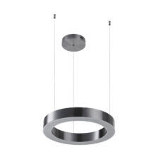 Lampa wisząca CIRCLE 40 LED – tytanowy minimalistyczny ring, efektowna i funkcjonalna z funkcją smart
