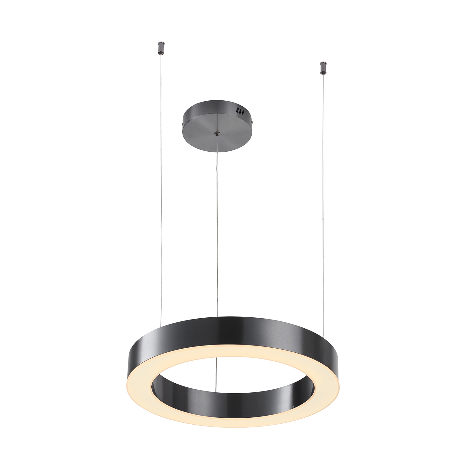 Lampa wisząca CIRCLE 40 LED – tytanowy minimalistyczny ring, efektowna i funkcjonalna z funkcją smart - obrazek 5