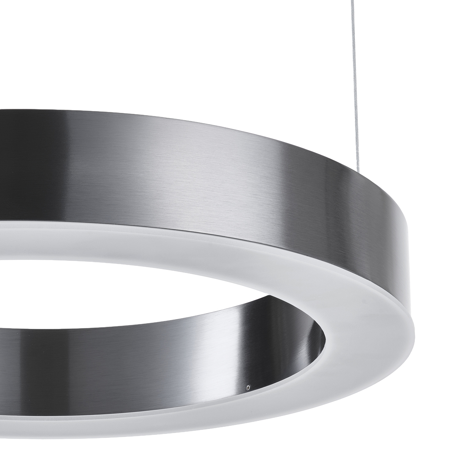 Lampa wisząca CIRCLE 40 LED – tytanowy minimalistyczny ring, efektowna i funkcjonalna z funkcją smart - obrazek 8