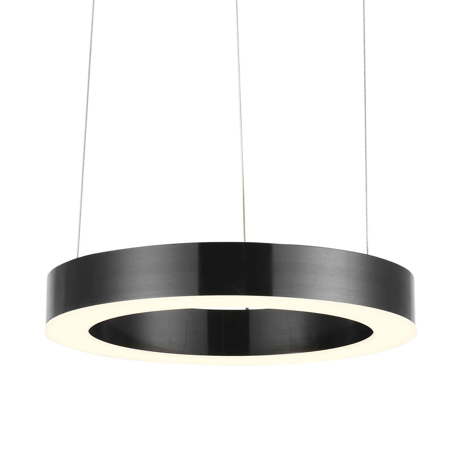Lampa wisząca CIRCLE 40 LED – tytanowy minimalistyczny ring, efektowna i funkcjonalna z funkcją smart - obrazek 13