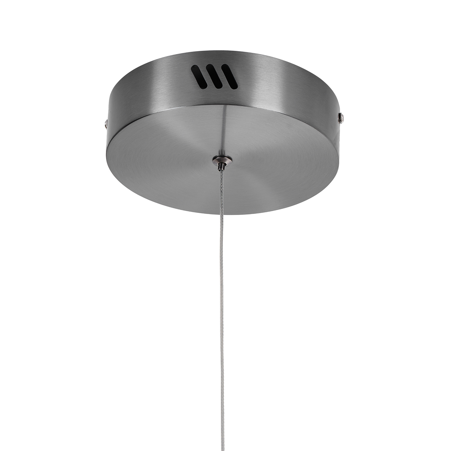Nowoczesna lampa wisząca CIRCLE 80 LED tytan szczotkowany do salonu i sypialni - obrazek 8