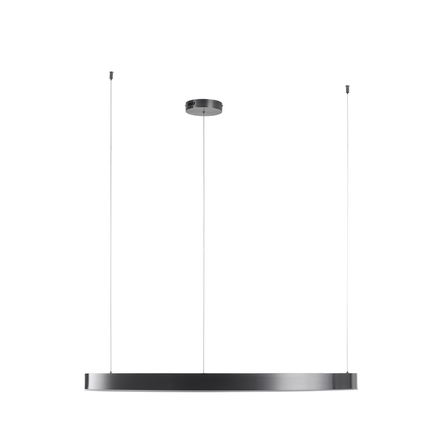 Lampa wisząca CIRCLE LED 100 cm – designerski tytanowy ring, wisząca lampa do salonu i loftu - obrazek 5