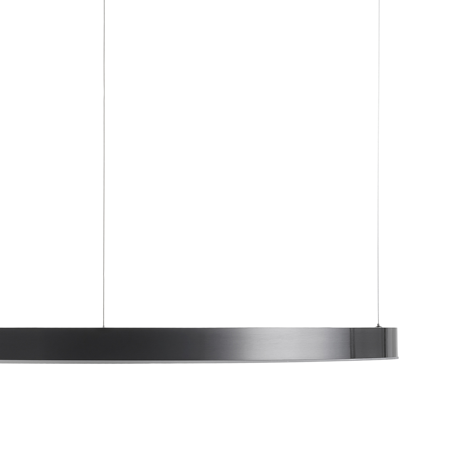 Lampa wisząca CIRCLE LED 100 cm – designerski tytanowy ring, wisząca lampa do salonu i loftu - obrazek 7