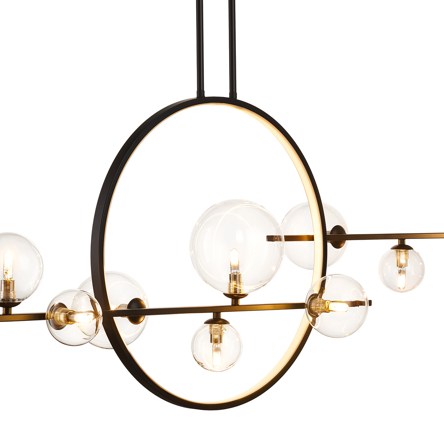 Lampa wisząca ORION DOUBLE czarna 145 cm - obrazek 12