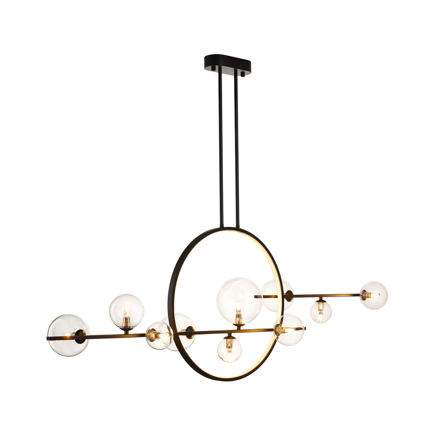 Lampa wisząca ORION DOUBLE czarna 145 cm - obrazek 13
