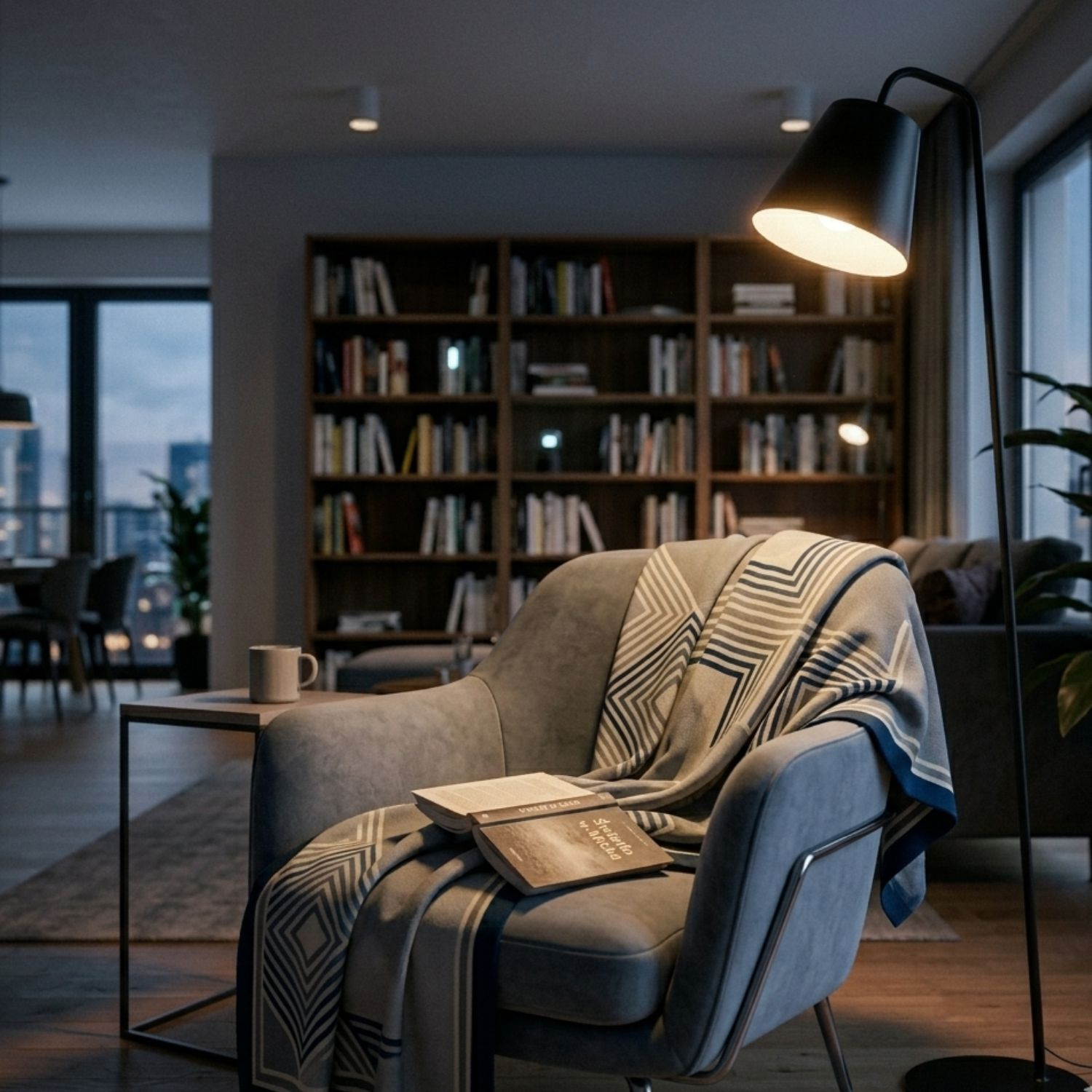 Lampa podłogowa ZEN F czarna - obrazek 4
