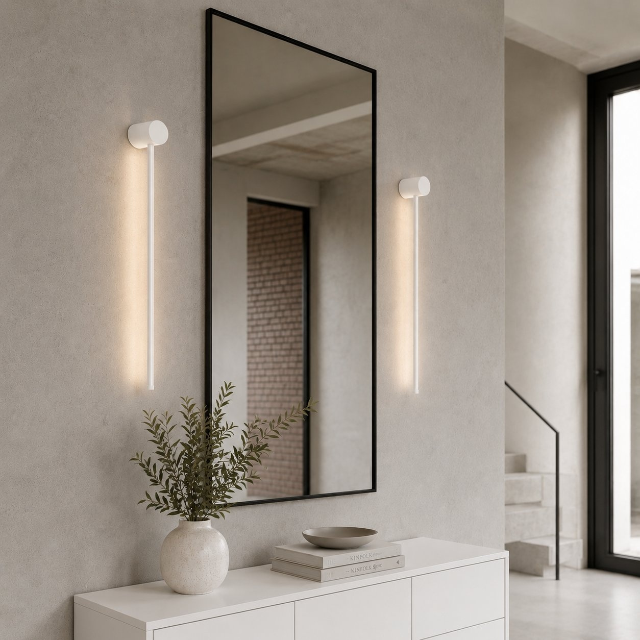 Lampa ścienna SPARO LED biała 60 cm - obrazek 3