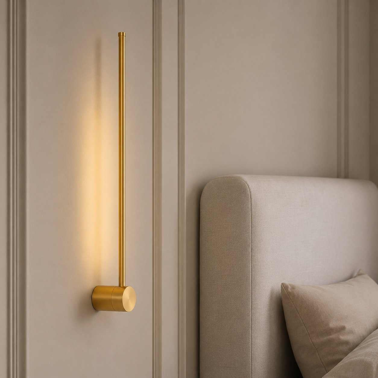 Lampa ścienna SPARO LED złota 60 cm - obrazek 3
