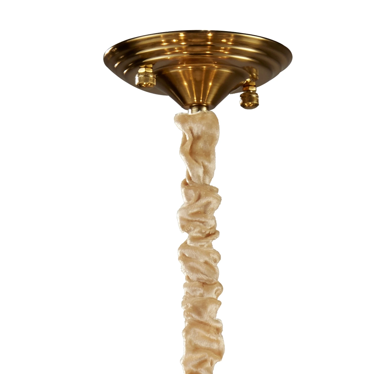 Lampa wisząca SECRET biało złota 80 cm - obrazek 9