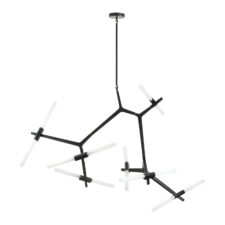 Lampa wisząca STICKS-14 czarna