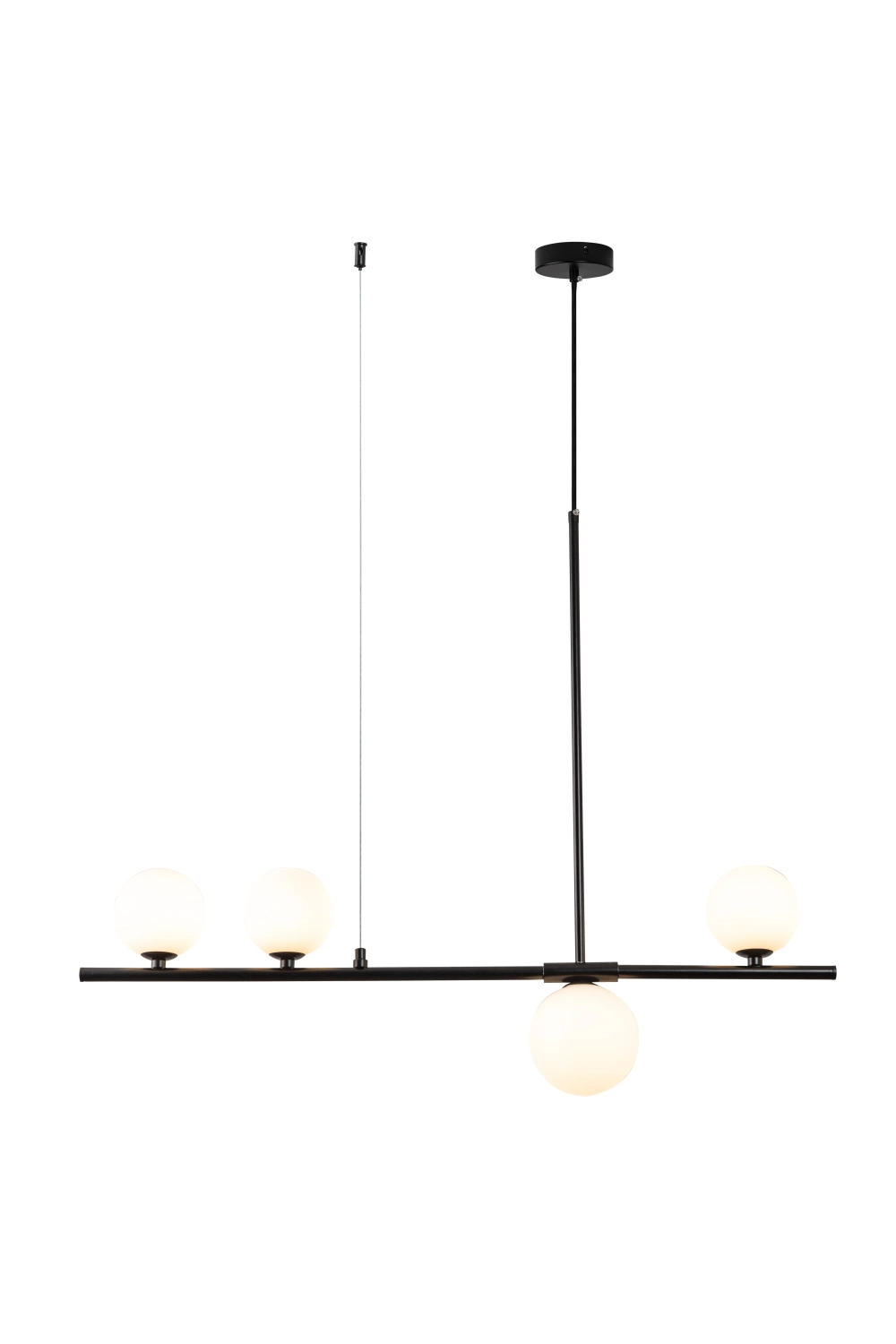 Lampa wisząca MODERNO czarna 80 cm - obrazek 3