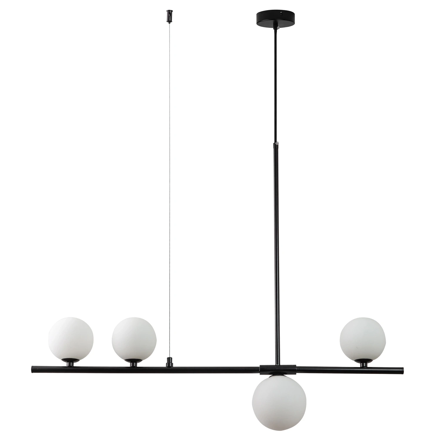 Lampa wisząca MODERNO czarna 80 cm - obrazek 4