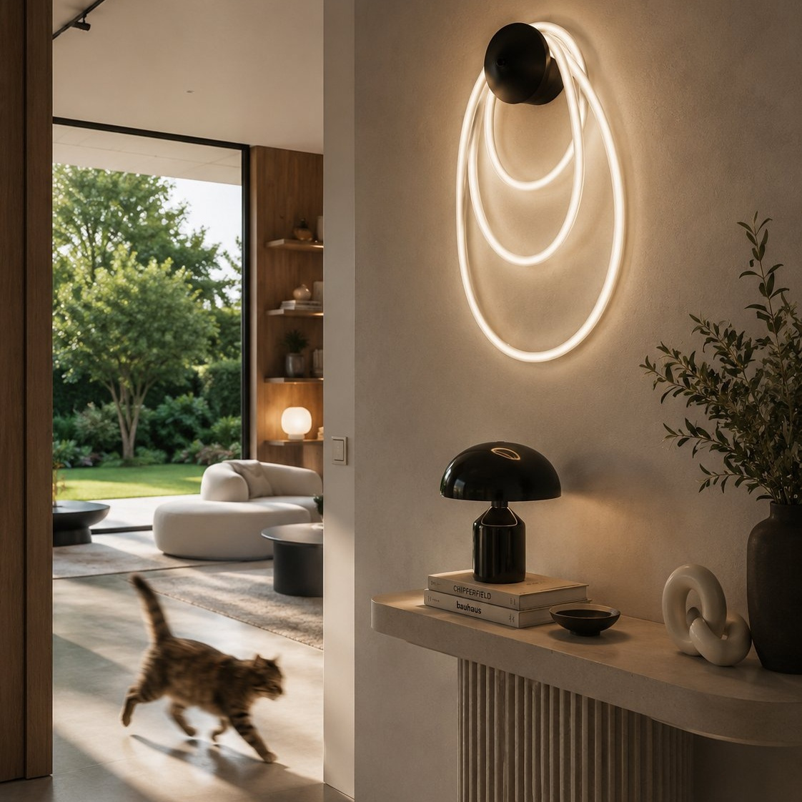 Lampa ścienna FANTASIA czarna 30 cm - obrazek 3