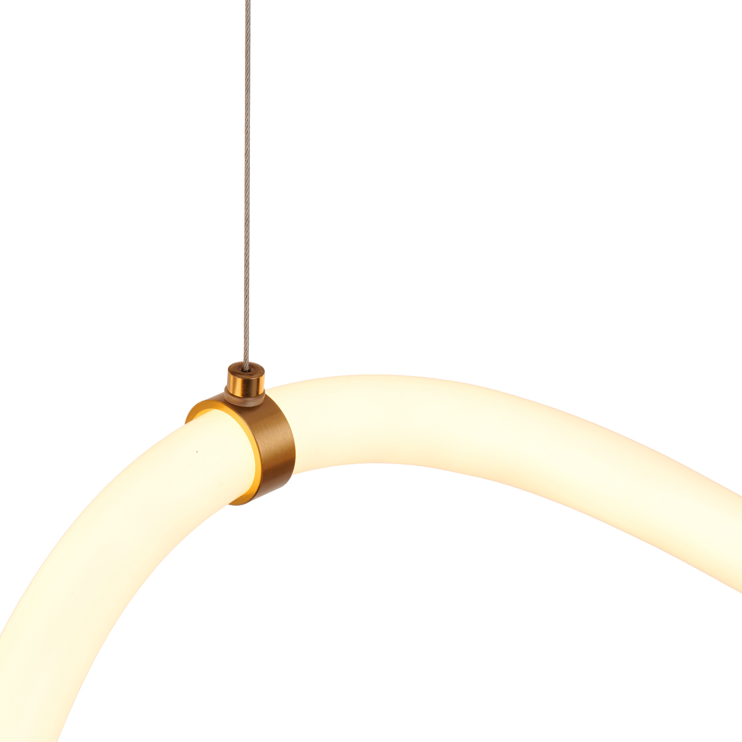 Lampa wisząca SNAKE LED wąż ledowy złota 500 cm - obrazek 8