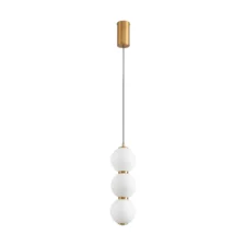 Lampa wisząca PERLA LED złota 12 cm