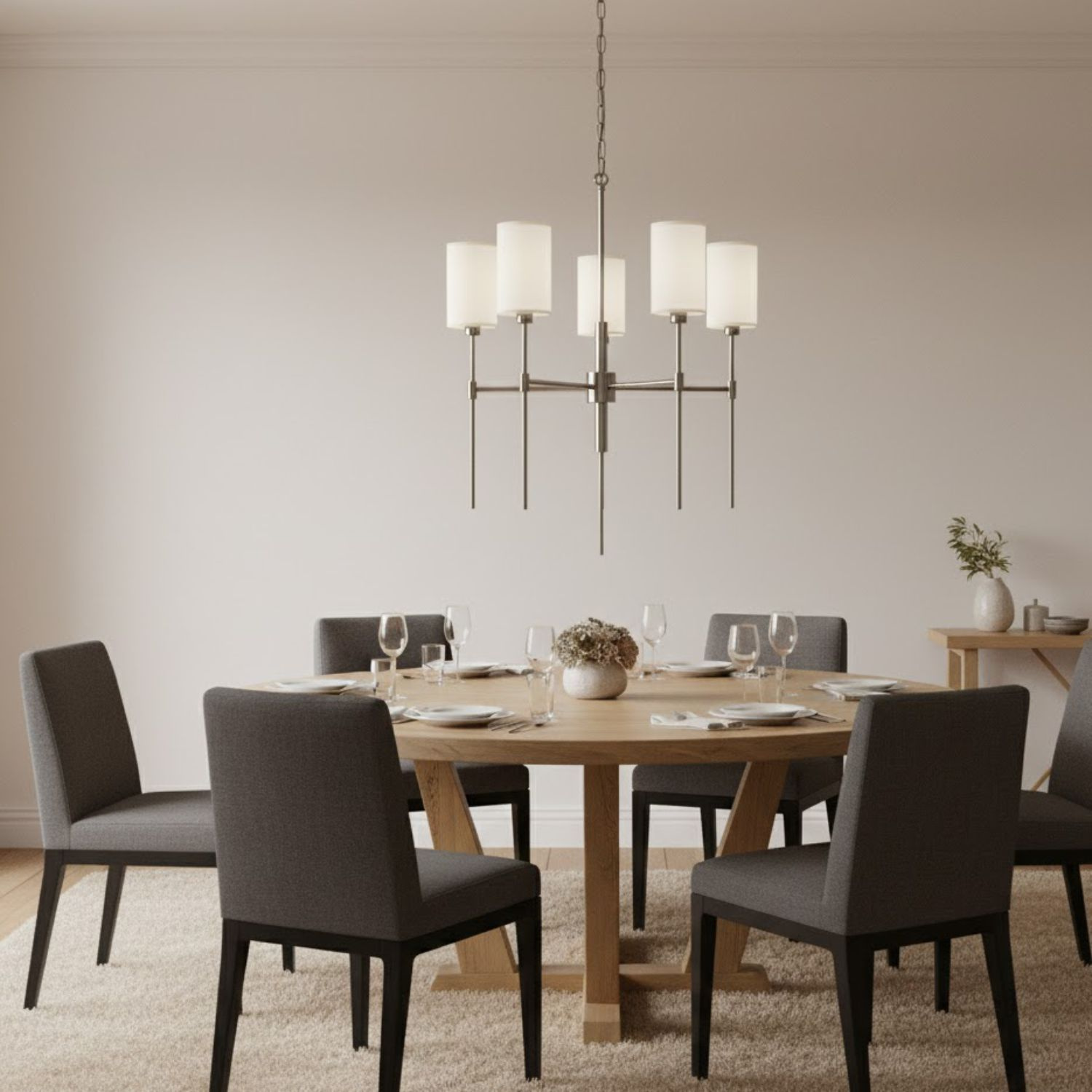 Lampa wisząca DARLING czarny połysk 60 cm - obrazek 4