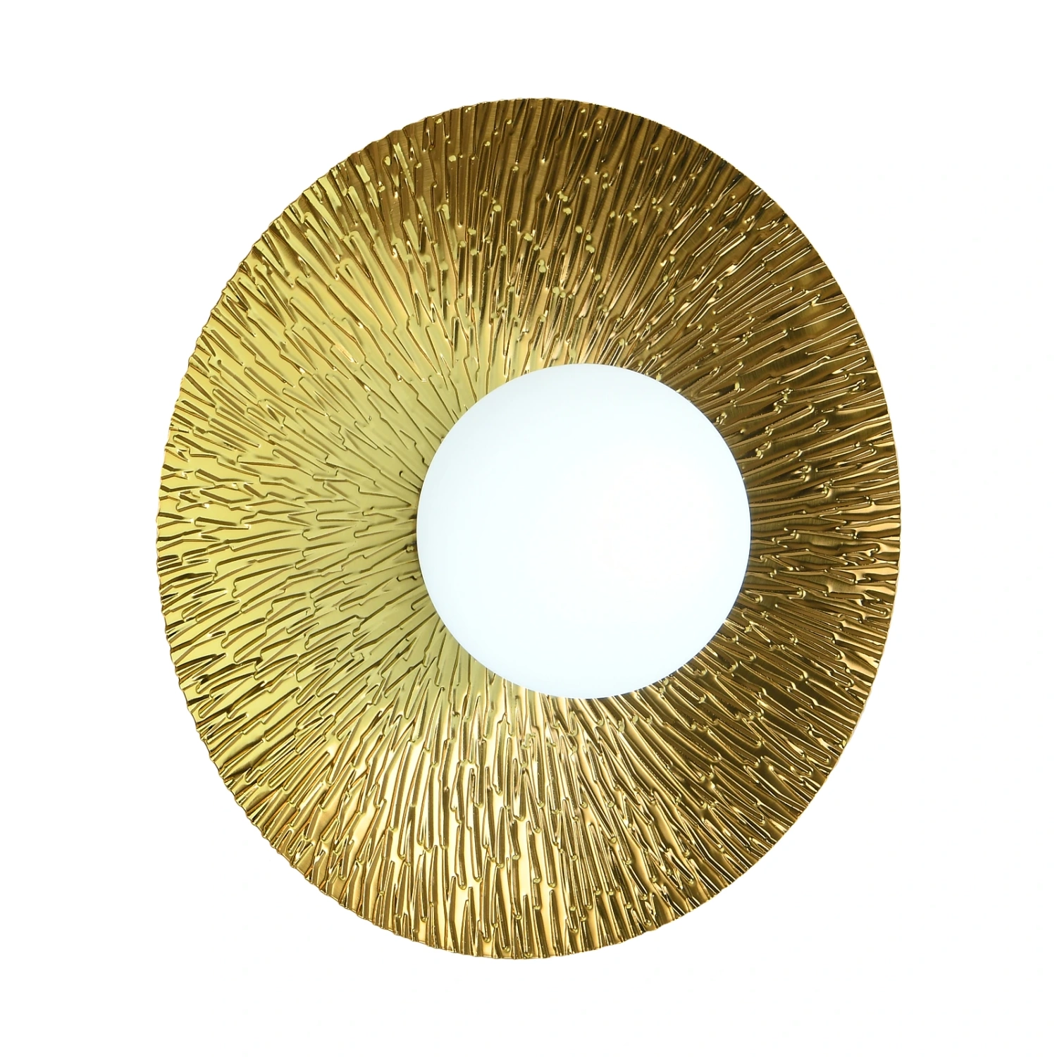 Lampa ścienna SUN M złota 35 cm - obrazek 10
