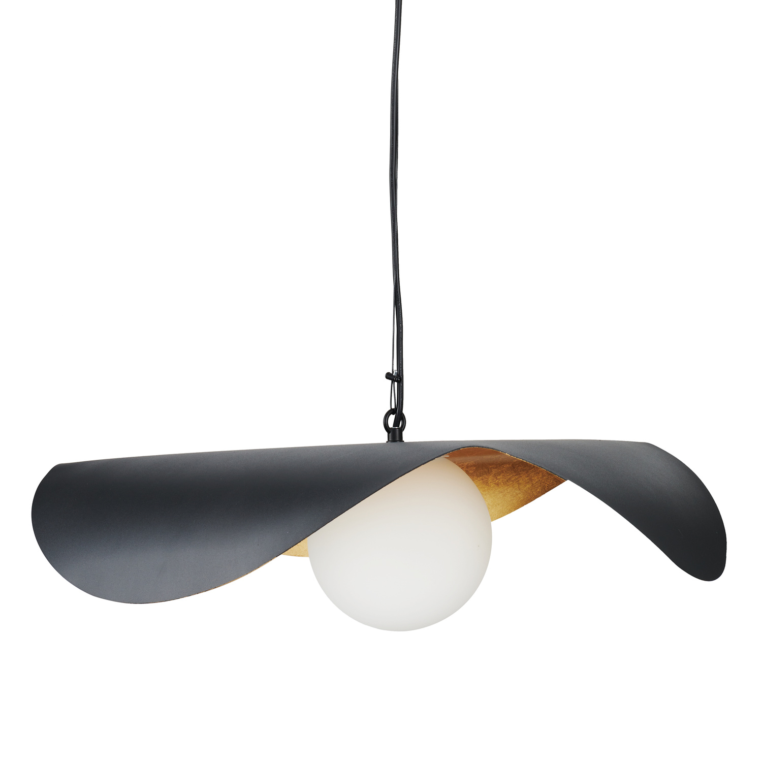 Lampa wisząca ENZO czarno złota 60 cm - obrazek 19